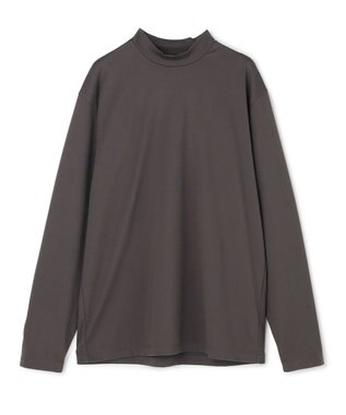 JOSEPH HOMME 新色追加【高機能素材】ハイゲージベアスムース　モックネック長袖Ｔシャツ グレー系