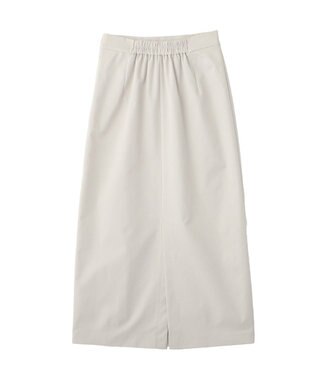 YECCA VECCA ロングナロースカート Gray Beige