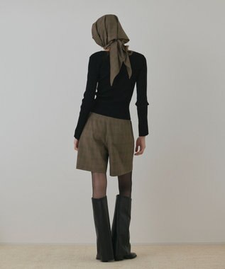 GRACE CONTINENTAL ダブルボタンショートパンツ マルチ