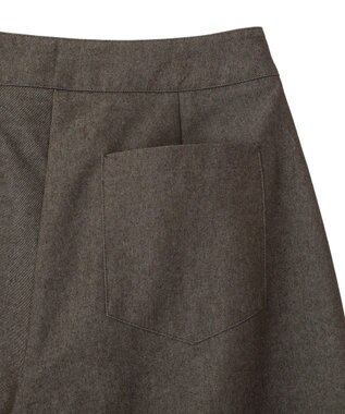 earth music&ecology ラップハーフパンツ Charcoal Gray