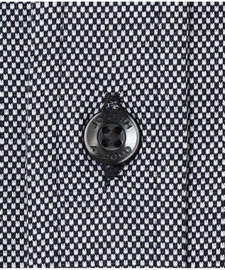 JOSEPH ABBOUD 【キングサイズ】コンパクトジャージーバーズアイ シャツ ネイビー系