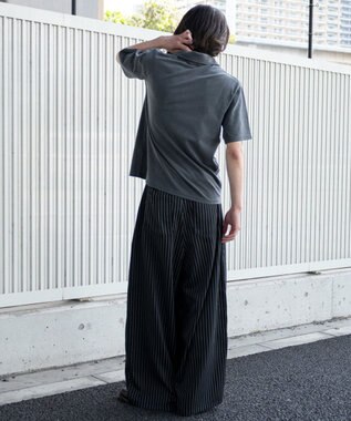 WEGO 【ユニセックス着用ITEM】ブリーチカノコハーフZIPポロ（SS） ブラック