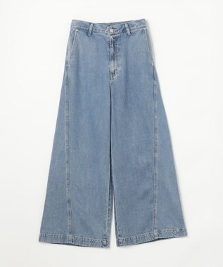 ANY L ルーズバギーデニム ブリーチ