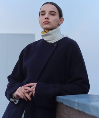 BEIGE， LABBOCK / ウール混2WAYショートコート