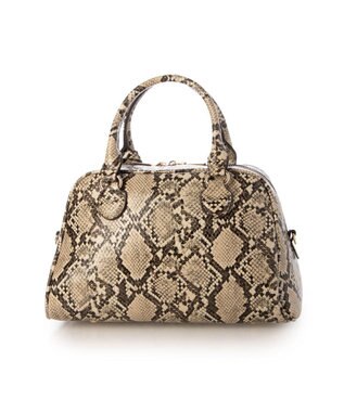 UNBILLION カシュカシュ cachecache / アソート合皮ボストンバッグ パイソン