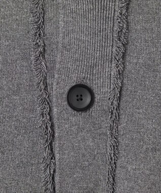 NAVE 【ReNAVE・洗える】スムースニット カーディガン グレー系