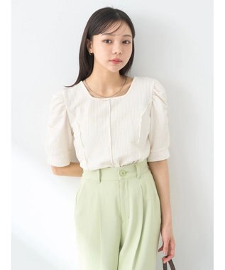 earth music&ecology ぽこぽこパワショルプルオーバー