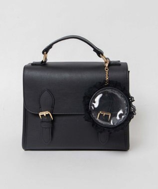 WEGO 【痛バ＆推し活グッズ】サッチェル痛ショルダー ブラック