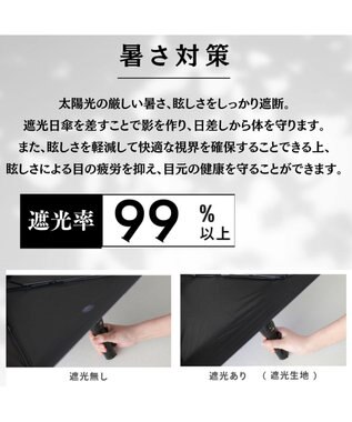 MOONBAT 晴雨兼用日傘 折りたたみ傘 ボタニカル／遮光 遮熱 UV ブラック