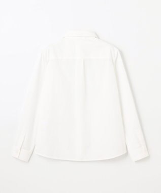 組曲 KIDS 【150-170㎝】リボン付き ブラウス オフホワイト系