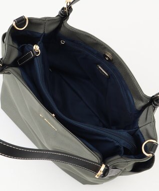 LA BAGAGERIE ポリエステルキャンバス　2WAYミニトート グレー