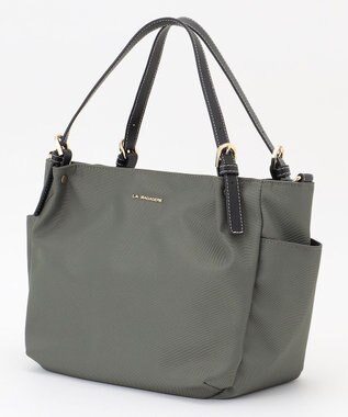 LA BAGAGERIE ポリエステルキャンバス　2WAYミニトート グレー