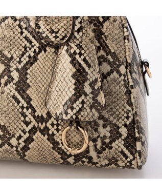 UNBILLION カシュカシュ cachecache / アソート合皮ボストンバッグ パイソン