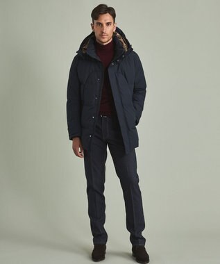 GOTAIRIKU 2年連続売上NO1【仕事で着られる】MINOTECH/ミノテック ドレス ダウンコート ネイビー系