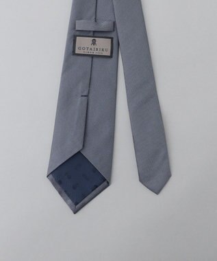 GOTAIRIKU 定番/GOTAIRIKU別注【日本製】シルク ネクタイ_無地(25年モデル) スカイブルー系