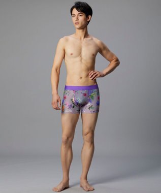 WACOAL MEN WACOAL MEN ボクサーパンツ 【気持ちいいパンツ】 動いてもズレにくい フロントの安定性・快適性 前閉じ 下着 メンズ WT3439 /ワコールメン グレー