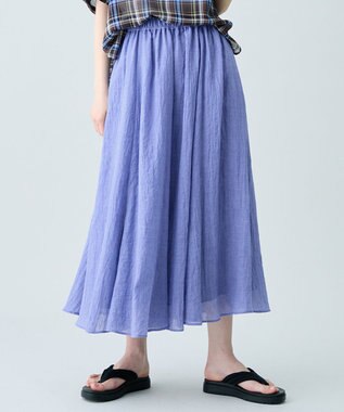 ANY エアーシャンブレースカート