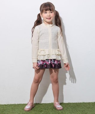 ANY KIDS 裾フリル　ラッシュガード エクリュ