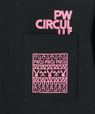 PW CIRCULUS 【吸水速乾 / UV遮蔽率99.5% UVカット / ストレッチ】【WOMEN】DELFT ロングスリーブモックT ゴルフウェア レディース ブラック系