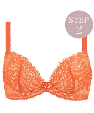 【BRADELIS New York / 育乳ブラ・STEP2 寄せる】　ナオミステップ2ブラ22S2 補整 補正ブラ 谷間メイク