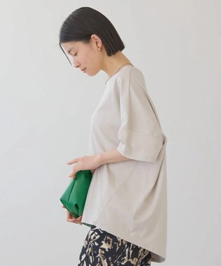 AMERICAN HOLIC 【WEB限定】【UVカット＋接触冷感】 コクーンカットプルオーバー Gray Beige