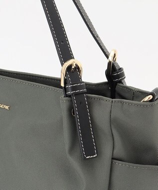 LA BAGAGERIE ポリエステルキャンバス　2WAYミニトート グレー