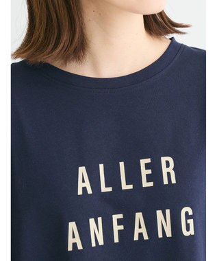 Green Parks インド綿 BIGサイズブロックロゴ半袖プルオーバー Navy