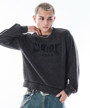 WEGO 【ユニセックス着用ITEM】コンパクトフィットロゴプルオーバー ブラックその他