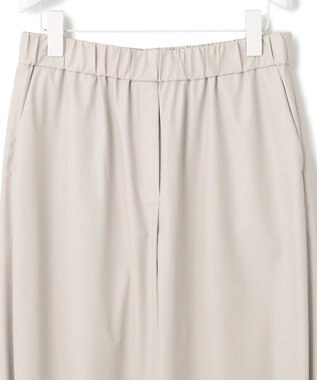 ICB 【洗える】 ライトフェイクレザー バレルパンツ トープ系