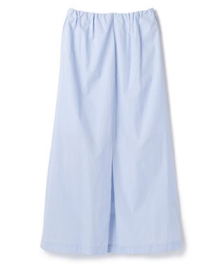 BEIGE， MALLOW / コットンタック イージーフレアスカート Sax