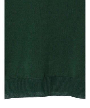 Green Parks 袖楊柳ドッキングニットプルオーバー Green