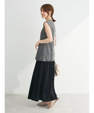 Green Parks ・ＥＬＥＮＣＡＲＥ　ＤＵＥ　デニムロングキャミ Gray