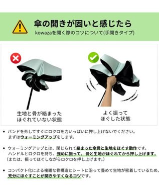MOONBAT 【遮光100％】晴雨兼用 折りたたみ傘 コンパクト kowaza コワザ バイカラー ホワイト