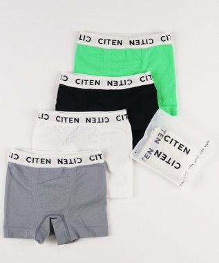 WACOAL MEN ボクサーパンツ <CITEN>コラボ 【PANTS HOLIC】 ユニセックス ワンサイズ(S-LL) 立体成型 前閉じ 下着 GT3555 /ブロス バイ ワコールメン ブラック