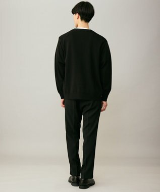 UNFILO MENS 【男女兼用】ソフトサーモ アンチピリングニット カーディガン ブラック