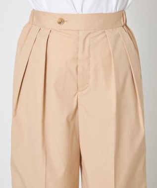 NAVE 【ReNave・セットアップ可/洗える/接触冷感/UVケア】コットンポリブロード パンツ ベージュ系