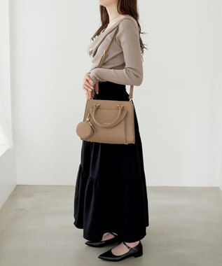 ACE BAGS & LUGGAGE Jewelna Rose ヴィクシー ハンドバッグ 16232 ジュエルナローズ グレージュ