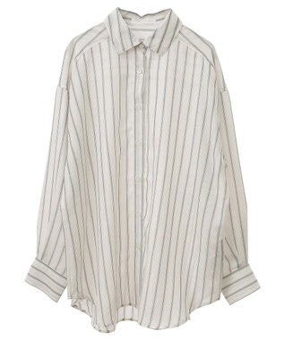 Green Parks ストライプライトシャツ Off White