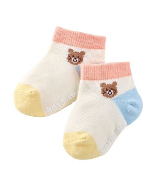 MIKI HOUSE HOT BISCUITS カバーオール＆ローカットソックスギフトセット【BOX付き】 マルチカラー