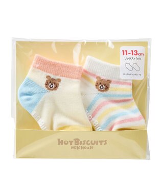 MIKI HOUSE HOT BISCUITS カバーオール＆ローカットソックスギフトセット【BOX付き】 マルチカラー