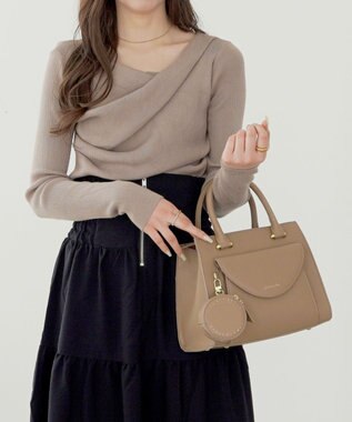 ACE BAGS & LUGGAGE Jewelna Rose ヴィクシー ハンドバッグ 16232 ジュエルナローズ グレージュ