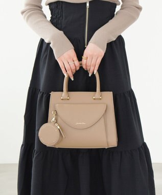 ACE BAGS & LUGGAGE Jewelna Rose ヴィクシー ハンドバッグ 16232 ジュエルナローズ グレージュ