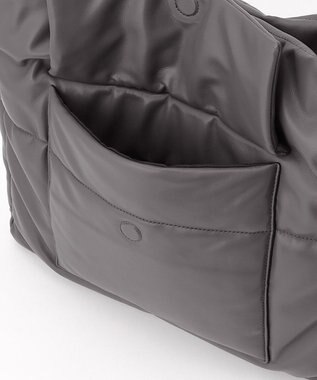 JOSEPH HOMME シンセティックソフトレザー　ワンショルダー バッグＬサイズ グレー系