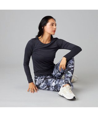 Chacott Chacott BALANCE nergyWave プリントレギンス ネイビープリント