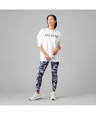 Chacott Chacott BALANCE nergyWave プリントレギンス ネイビープリント