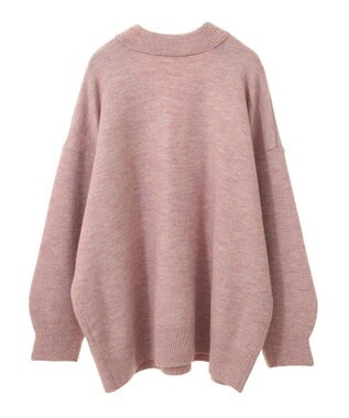 Green Parks ・Ｐｅｔｉｔ　Ｆｌｅｕｒ　深Ｖネックニットチュニック Pink