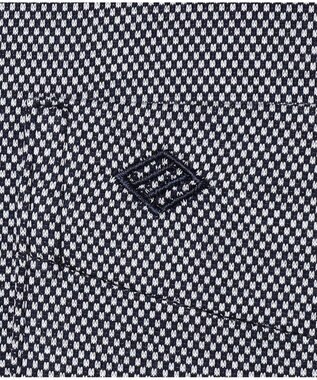 JOSEPH ABBOUD 【キングサイズ】コンパクトジャージーバーズアイ シャツ ネイビー系