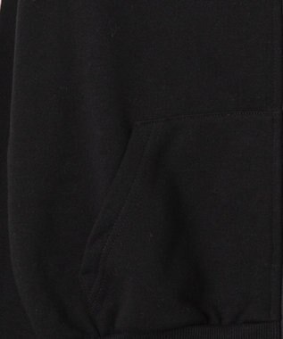 WEGO 【あったか】裏起毛Wジップショートパーカー ブラックその他