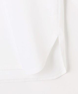 J.PRESS LADIES S ベーシックジャージー シャツテール カットソー ホワイト系