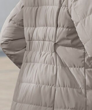 Tiaclasse 【ダウン70%撥水加工】スタンドカラーダウンコート ベージュ